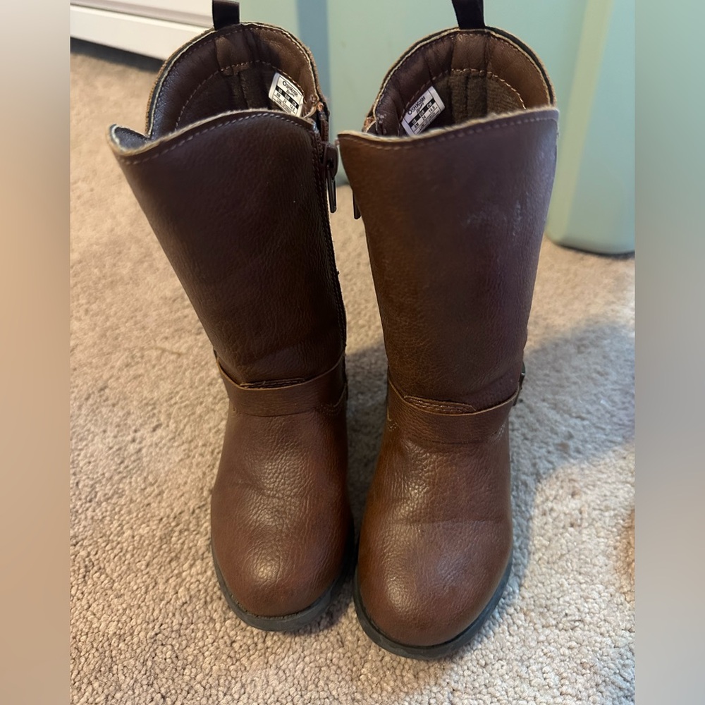 Carters Toddler Riding Boots Brown
